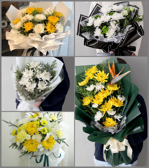 湖北黄冈市英山县金家铺镇芦花尖村白事花束代送